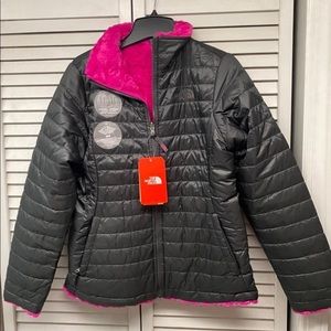 The North Face jacket girls mossbud reversible
